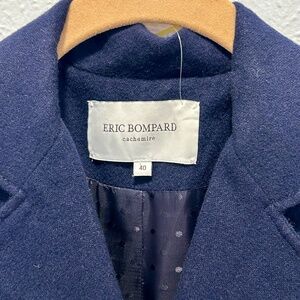 Eric Bompard Navy Cashmere Jacket FR40 Fits Like US 10-12